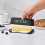 Sealed Butter Case With Cutting Tool For Kitchen-creamy white 2