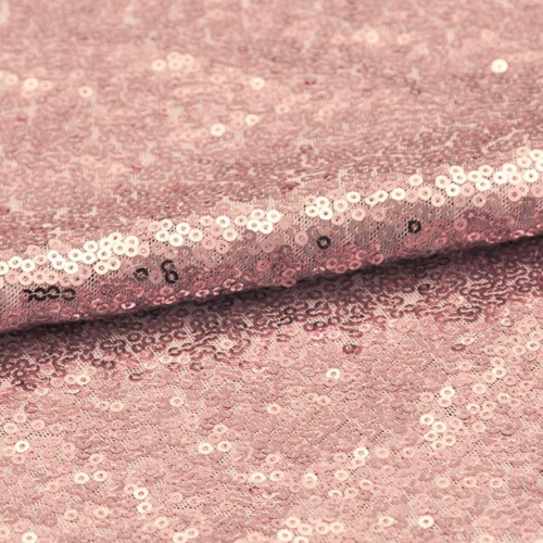 Pink Sequin Tablecloth 160 x 100 cm 1