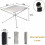 Portable Fire Pit Stainless Steel Mesh Foldable 2