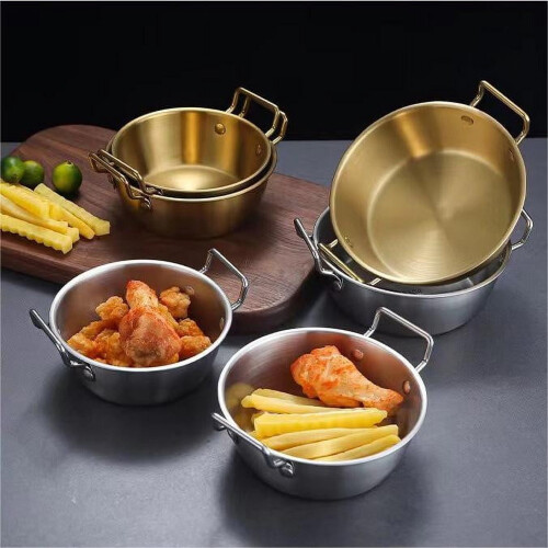 Bol à double poignée en acier inoxydable 1