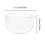 Clear Glass Bowls, Double-Walled, Microwave-Safe, 4-Piece 3