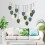 Macrame Leaf-Feather Wall Hanging Tapestry, Cotton, 29.5 x 5