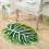 Green Boho Throw Blanket and 5x7 Non-Slip Bath Mat 5