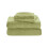Velvet Flannel Sheet Set Light Green 3 pcs 150x200cm 2