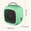 MOQIN Mini Electric Space Heater 600W Portable with Handle 5