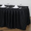 Polyester Table Skirt Black 21 ft x 29 in 3