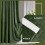 Crushed Velvet Curtains with Damask Pattern, 52" W x 84" H 3
