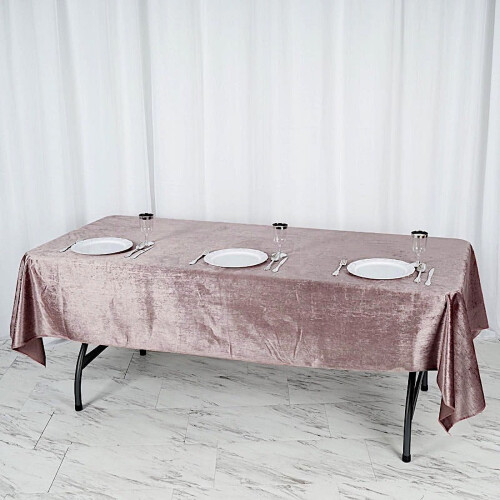 Velvet Rectangular Tablecloth 60 x 102 in 1