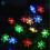 Snowflake String Lights 10ft 20 LED Battery Waterproof 4