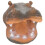 Floating Hippo Head Statue Resin Pond Ornament 4