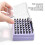 Support d'accessoires de polissage d'ongles à 49 trous,-Blanc 3