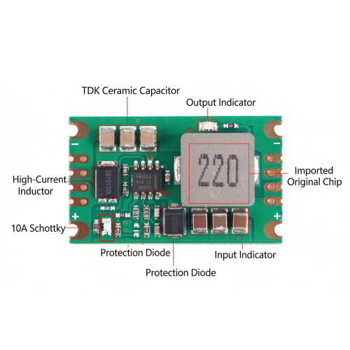 Adjustable Voltages Stepping Down Converters-12V 14.5 to 60V 1