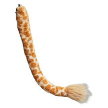 Giraffe kostuumaccessoires set met giraffe-hertenstaart geel