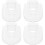 4Pcs Transparent Wall Speaker Shelf Floating Holder for Camera 4