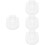4Pcs Transparent Wall Speaker Shelf Floating Holder for Camera 5