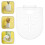 4Pcs Transparent Wall Speaker Shelf Floating Holder for Camera 9