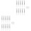 2Sets Silicone Lippen Scrub En Lippenstift Borstels Wit Makeup Tools 2