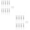 2Sets Silicone Lippen Scrub En Lippenstift Borstels Wit Makeup Tools 5