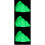 3St Lichtgroene Desktop Aquariumdecor Fluorescerende Plastic Rockery 7