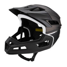 Casque de VTT de voyage avec système respirant, coque PC- Noir.