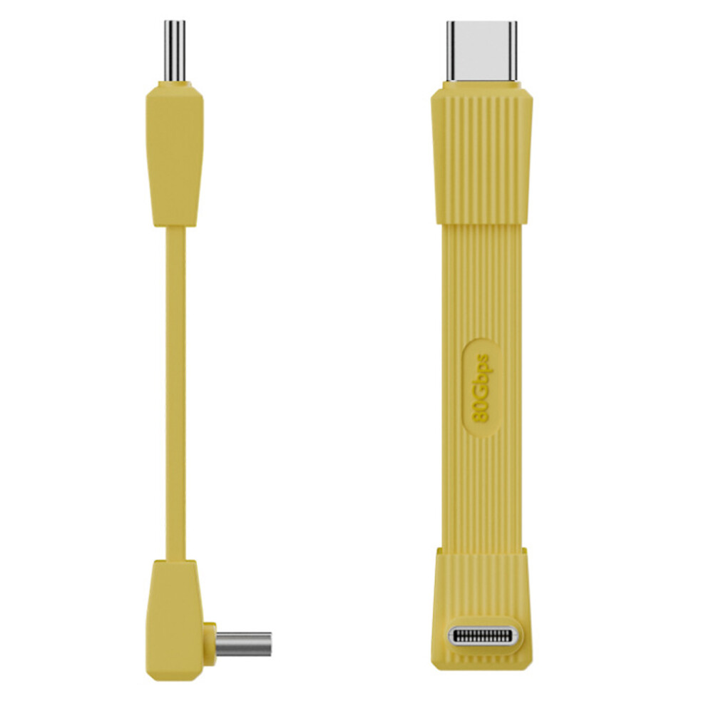 Flexible Tpe Type C Cable 240W Fast Charging Wire-67Mm Yellow 7751001393228