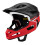 Casque de vélo Adventure Ready, construction-Rouge noir.manque 1