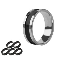 Compacts Fishing Line Management Rings Aluminum Alloy-silver