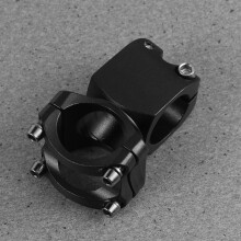 Mostek do roweru górskiego aluminiowy 31,8 mm czarny