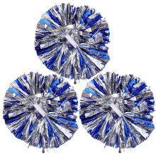 Set di 6 pompon da cheerleading riutilizzabili con manici