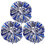 Set van 6 herbruikbare cheerleadingpompons met handvatten 1