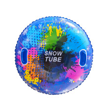 Tube à neige gonflable avec poignées, jouet de traîneau à-C