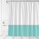 Boho Shower Curtain with Hooks 84 x 72 in 1