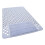 Non-Slip Square Shower Mat, Plastic, 40x70 cm, Light Blue 1