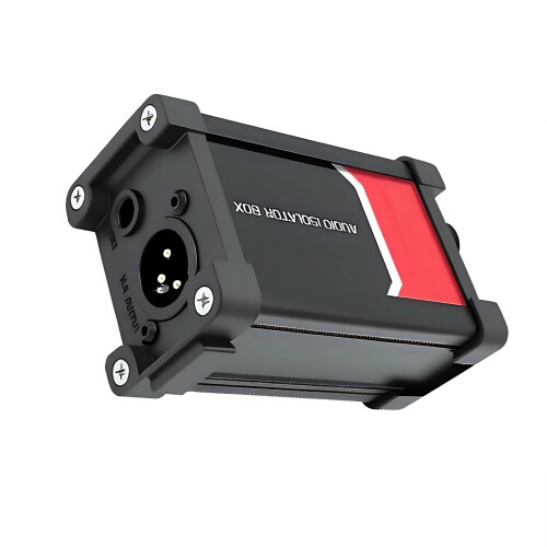 Double Channel XLRs 6.35mm TRSs Sound Isolators Box-Host model