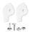 Durable Anti Chafing Shoe Repair Patches For Sneakers-White 1