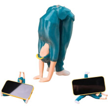 Breakdance Phone Holder – Green Plastic Stand for Tablets