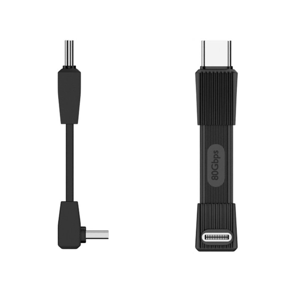 Portable Type C 240W Flexible Charging Cable 80Gbps-51Mm Black 7751001393693