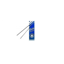 ARI Haarpfeile Christa gebogen und gewellt 76 mm schwarz 10er-Pack