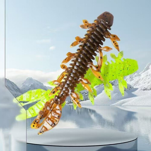 Artificial Baits TPE Fishing Baits Feature Curved Tail Design-6 1