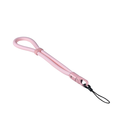 Adjustable Silicone Wrist Strap for Action Cameras-Pink Color