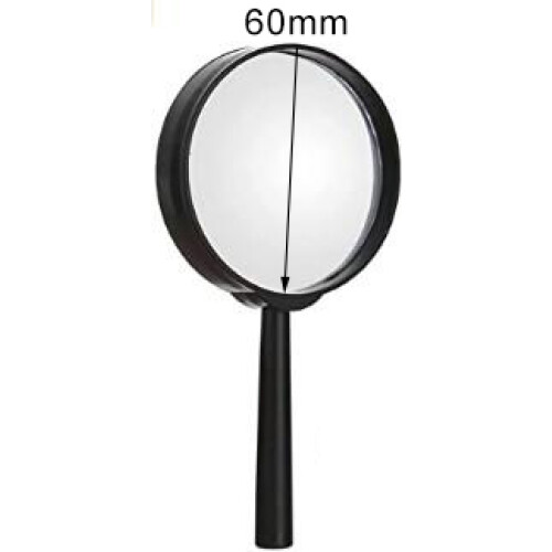 Handheld Magnifying Glass60mm Black
