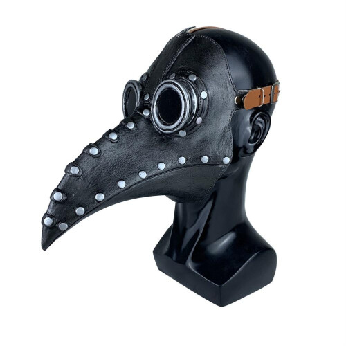 Κάλυμμα προσώπου από λάτεξ Steampunk για cosplay από το Halloween