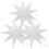 White Paper Star Lampshade 35cm 3-Pack 1