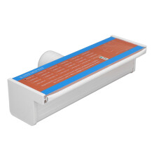 Acryl watergordijn met 56 mm draad voor buitenzwembad en tuin
