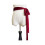 Minimalistische fluwelen tailleband Slanke elastische riem-Rood 1