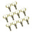 10Pcs Soft Shrimp Lures Simulation Prawns Shrimp-Color C 6.5cm 1
