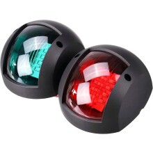 Marin LED-båglampa röd/grön vattentät 8-LED