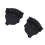 Lifting Grip Pad Palms Protector Antislip Four Finger-Black L 1