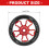 Light Weight Bike Easily Push Wheel Replacement-black purpl 3