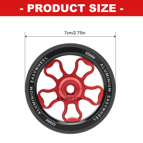 Light Weight Bike Easily Push Wheel Replacement-black purpl 2